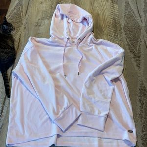 DKNY pink velour hoodie